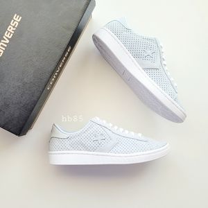 Converse Pro Leather LP Ox Porpoise Blue White Women's 6